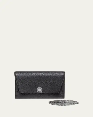 Akris Anouk Cervo Leather Clutch Bag w/Chain | Thumbnail 5