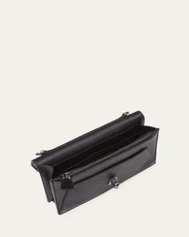 Akris Anouk Cervo Leather Clutch Bag w/Chain | Thumbnail 6