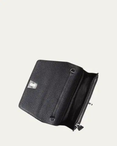 Akris Anouk Cervo Leather Clutch Bag w/Chain | Thumbnail 7