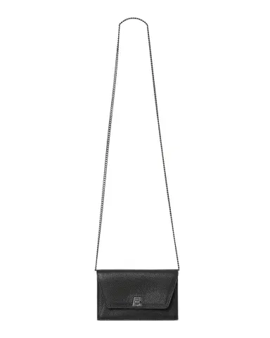 Akris Anouk Cervo Leather Clutch Bag w/Chain | Thumbnail 1