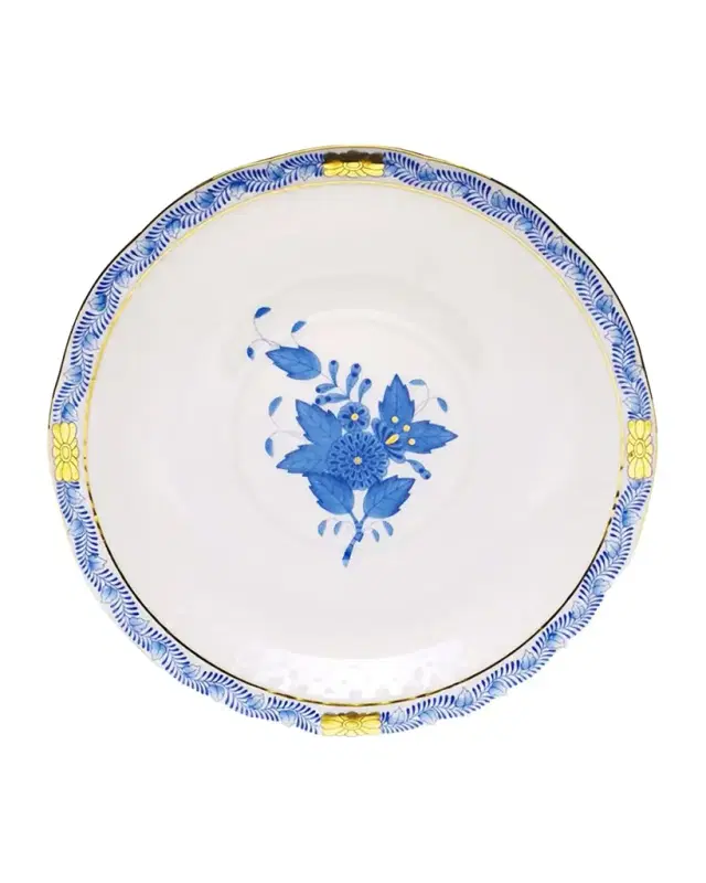 Herend Blue Chinese Bouquet Saucer