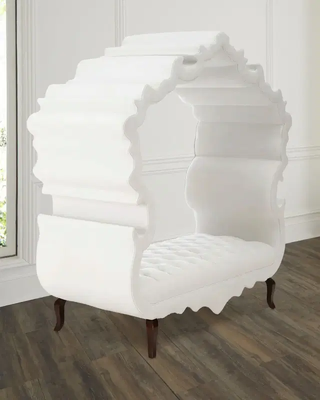 Haute House White Thebes Bench