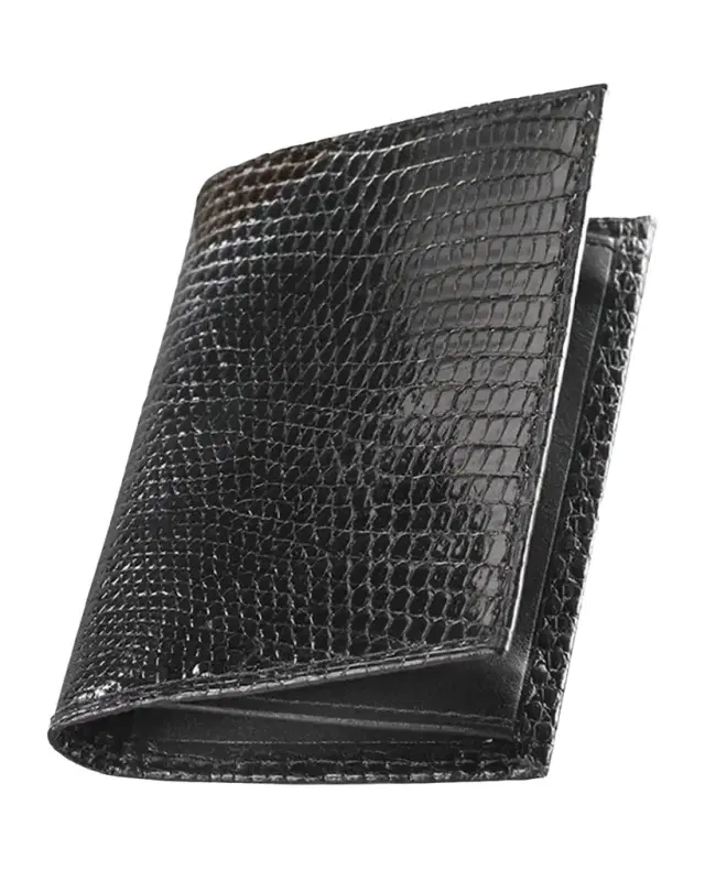 Lizard Business Card Case, Black