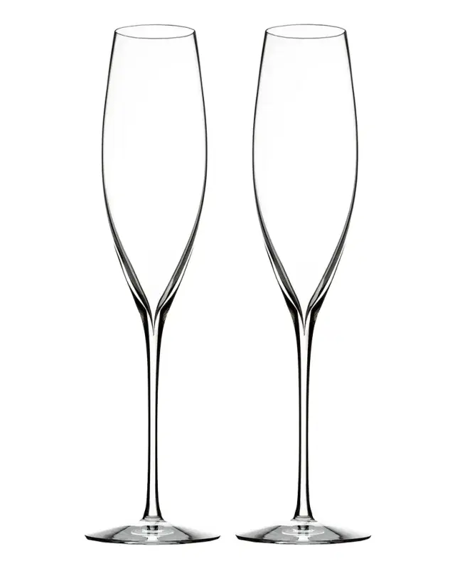 Waterford Crystal Elegance Champagne Flutes, Set of 2