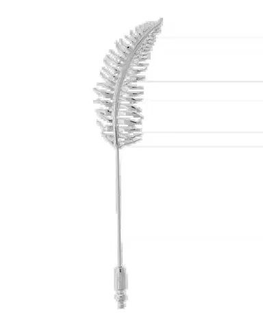 Tateossian Fern Lapel Pin | Thumbnail 2