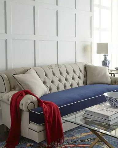 Haute House Classic Mr. Smith Sofa, 96" | Thumbnail 2 Haute House Classic Mr. Smith Sofa, 96" | Thumbnail 2