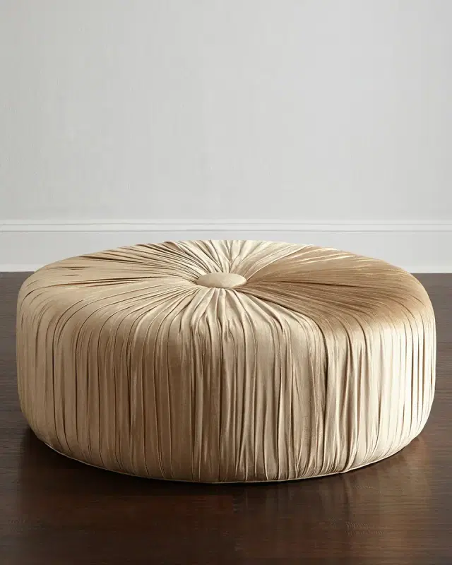 Haute House Pasha Round Ottoman