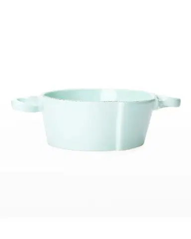 Vietri Lastra Aqua Small Handled Bowl | Thumbnail 2