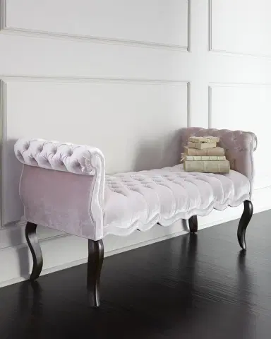 Haute House Rebecca Tufted Bench, 61" | Thumbnail 2 Haute House Rebecca Tufted Bench, 61" | Thumbnail 2