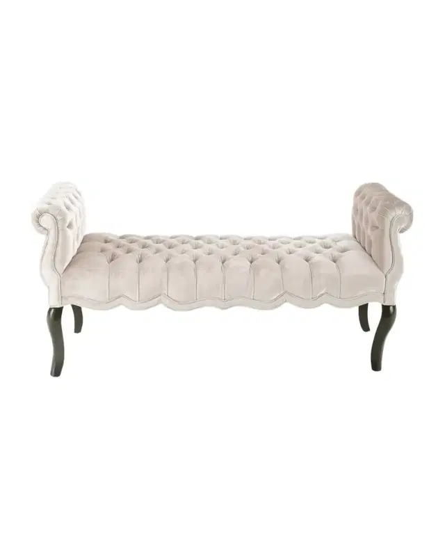 Haute House Rebecca Tufted Bench, 61"
