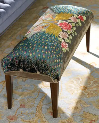 Haute House Peacock Bench, 42" | Thumbnail 2 Haute House Peacock Bench, 42" | Thumbnail 2