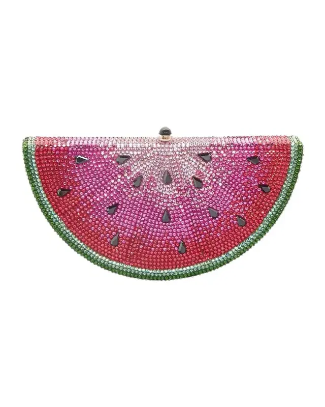 Judith Leiber Couture Slice Watermelon Clutch Bag