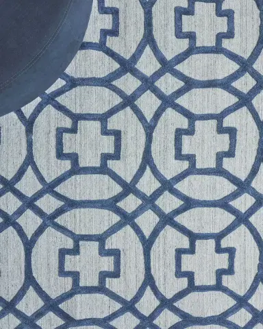 Exquisite Rugs Belmar Circles Hand-Knotted Rug | Thumbnail 5