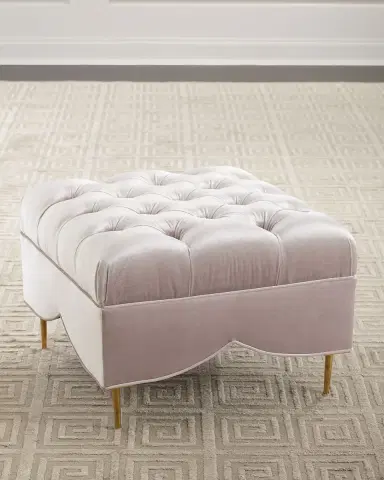 Haute House Valentina Tufted Ottoman | Thumbnail 2 Haute House Valentina Tufted Ottoman | Thumbnail 2
