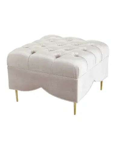 Haute House Valentina Tufted Ottoman | Thumbnail 1 Haute House Valentina Tufted Ottoman | Thumbnail 1
