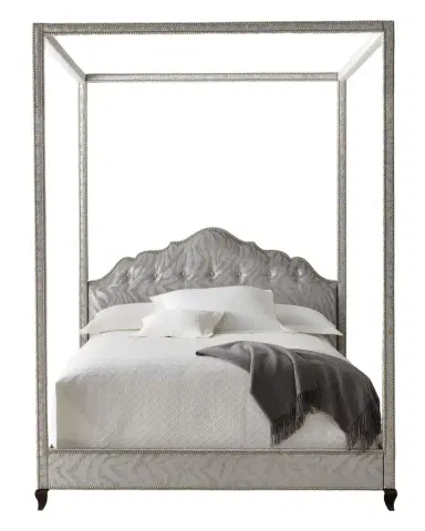 Haute House Athena Zebra Queen Canopy Bed | Thumbnail 1 Haute House Athena Zebra Queen Canopy Bed | Thumbnail 1