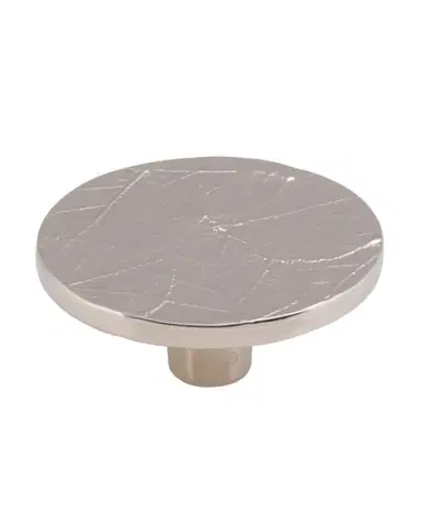 Michael Aram Forest Leaf Round Knob - Nickel Plate | Thumbnail 1