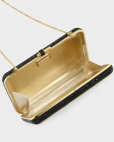 Judith Leiber Couture Black Card Slim Minaudiere Clutch | Thumbnail 2 Judith Leiber Couture Black Card Slim Minaudiere Clutch | Thumbnail 2