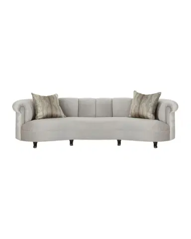 Haute House Audrey Channel Tufted Sofa 123" | Thumbnail 1