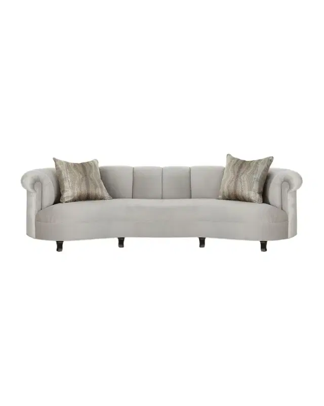 Haute House Audrey Channel Tufted Sofa 123"