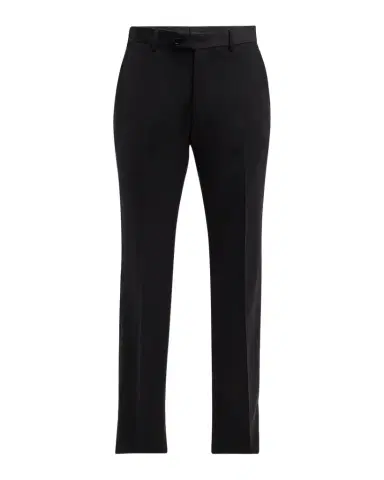 Emporio Armani Basic Flat-Front Wool Trousers | Thumbnail 1 Emporio Armani Basic Flat-Front Wool Trousers | Thumbnail 1