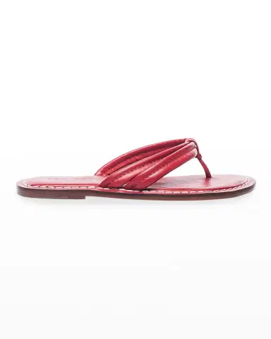 Bernardo Miami Leather Slide Sandals | Thumbnail 1