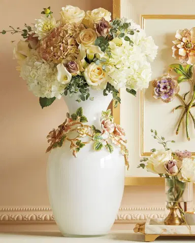 Jay Strongwater Rose Grand Vase | Thumbnail 5