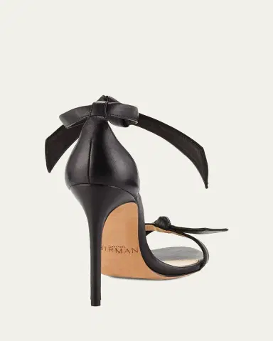 Alexandre Birman Clarita Leather Ankle-Tie 100mm High-Heel Sandals | Thumbnail 3