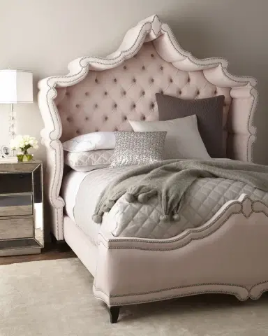 Haute House Blush Antoinette King Bed | Thumbnail 2 Haute House Blush Antoinette King Bed | Thumbnail 2
