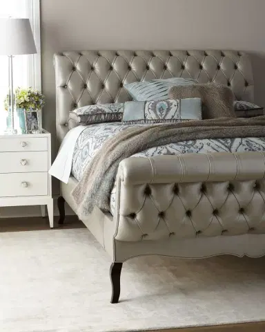 Haute House Duncan Fife Leather King Bed | Thumbnail 2