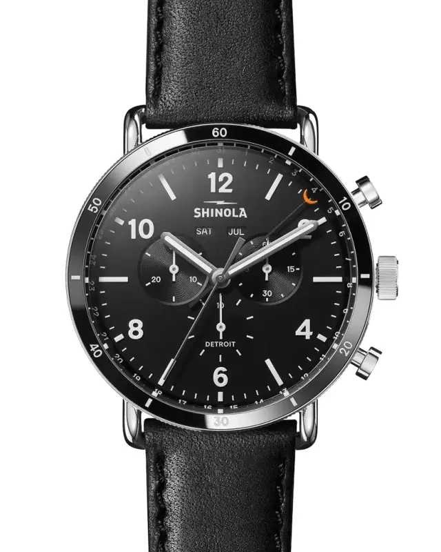 Shinola Men's 45mm Canfield Chronograph Watch