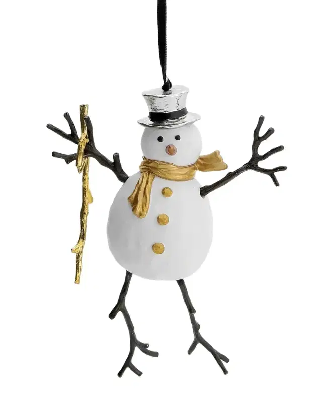 Michael Aram Snowman Christmas Ornament