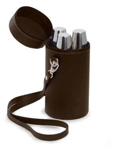 Bey-Berk 7-Piece Stainless Steel Flask Set | Thumbnail 3