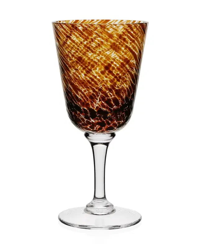 William Yeoward Crystal Vanessa Wine Glass, Tortoise