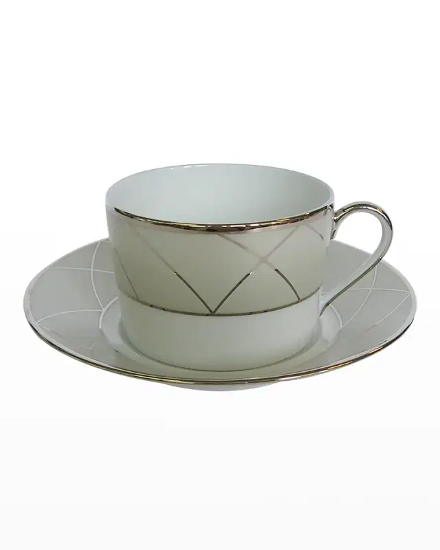 Haviland Clair de Luna Arch Teacup Set