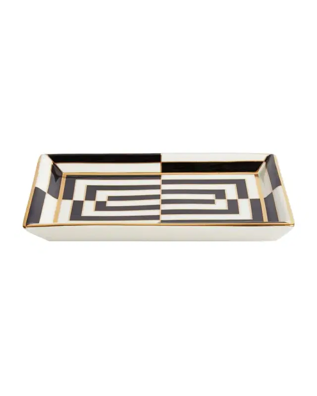 Jonathan Adler Op Art Rectangle Tray
