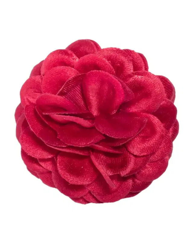 hook + Albert Satin Dahlia Lapel Flower