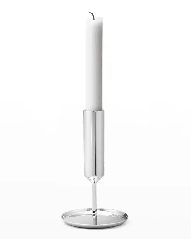 Tunes Stainless Steel High Candlestick Holder
