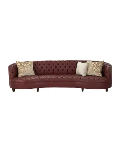 Haute House Magnolia Leather Sofa, 126" | Thumbnail 1 Haute House Magnolia Leather Sofa, 126" | Thumbnail 1