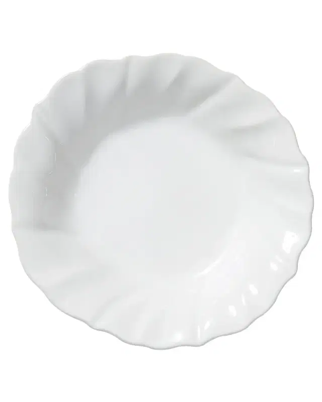 Vietri Incanto Stone Ruffle Pasta Bowl