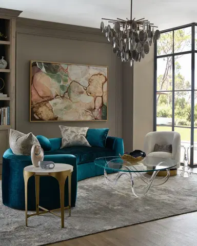 Haute House Mischa Pouf Swivel Chair | Thumbnail 5 Haute House Mischa Pouf Swivel Chair | Thumbnail 5
