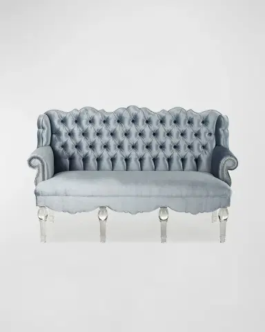 Haute House Helena Settee, 64" | Thumbnail 2 Haute House Helena Settee, 64" | Thumbnail 2
