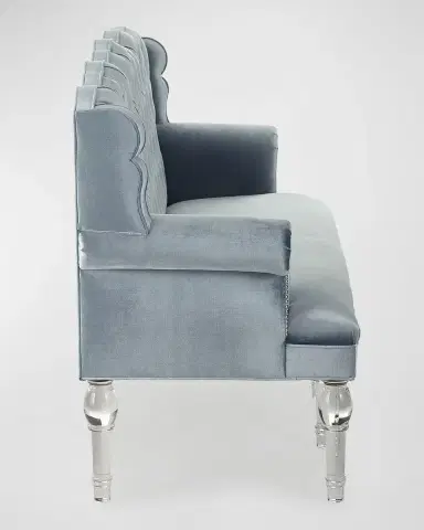 Haute House Helena Settee, 64" | Thumbnail 4 Haute House Helena Settee, 64" | Thumbnail 4