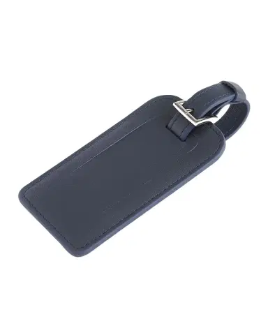 Royce New York Monogrammed Leather Luggage Tag | Thumbnail 2