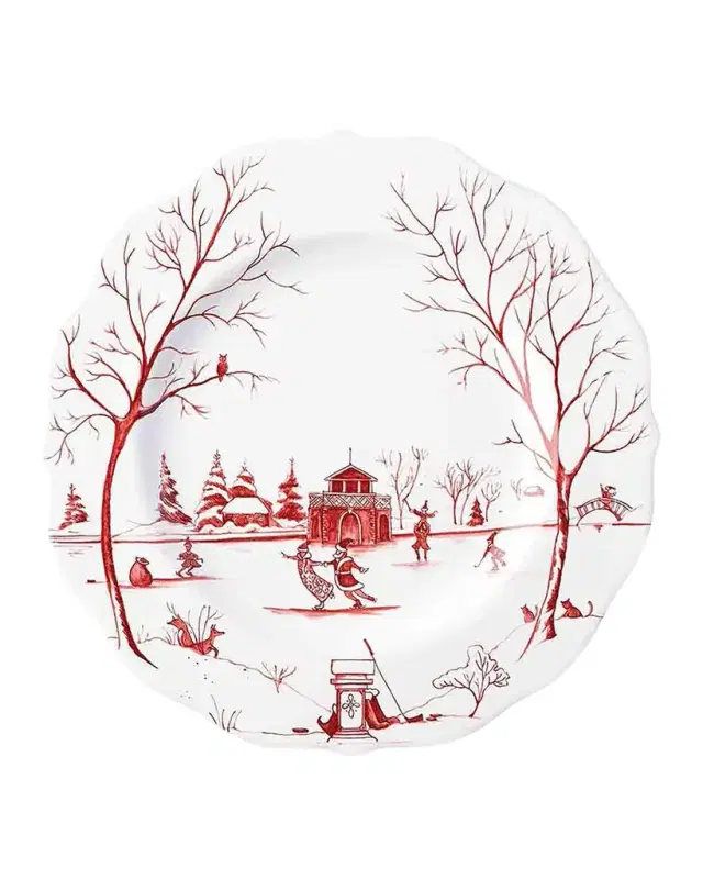 Juliska Country Estate Winter Frolic Dessert/Salad Plate