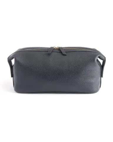 Royce New York Monogrammed Large Leather Toiletry Bag, Personalized | Thumbnail 3