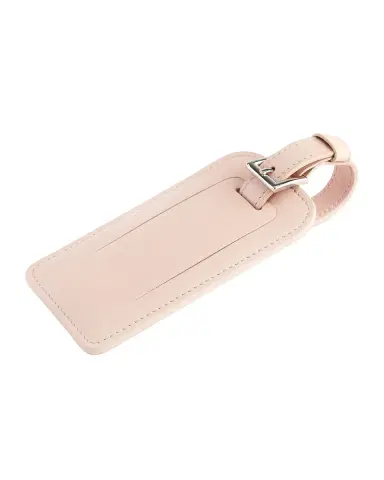 Royce New York Monogrammed Leather Luggage Tag | Thumbnail 2