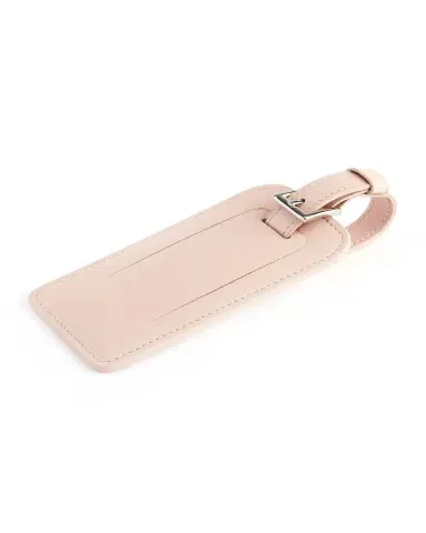 Royce New York Monogrammed Leather Luggage Tag | Thumbnail 3