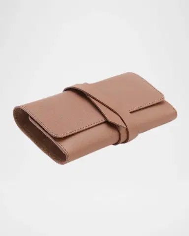 Royce New York Monogrammed Leather Tech Cord Accessory Organizer, Personalized | Thumbnail 2