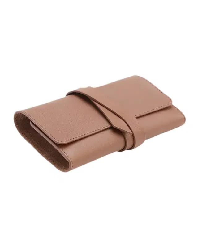 ROYCE New York Monogrammed Leather Tech Cord Accessory Organizer, Personalized